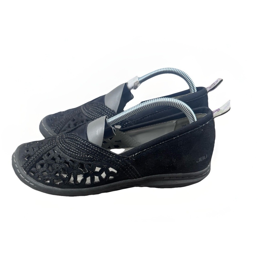 JBU by Jambu Women's Florida Comfort Shoe slip-on Black Shimmer‎ Size 7M